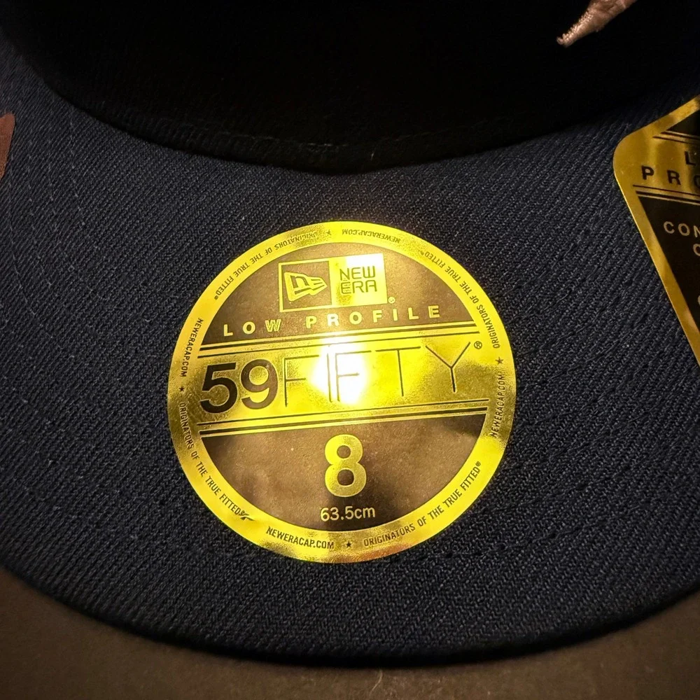 New Era Seattle Seahawks Hat Mens Size 8 Navy Blue New Low Profile 59FIFTY NFL